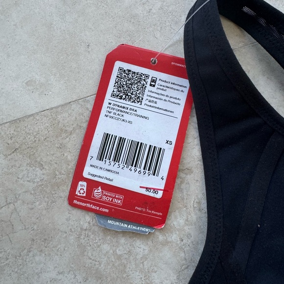 NWT North Face Dynamix Training Bra - Picture 4 of 4